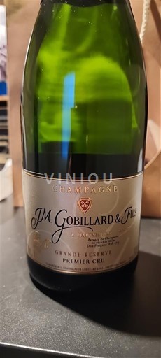 Champaña Champán Premier Cru J.M. Gobillard & Fils Grande Réserve Premier Cru Sin añada