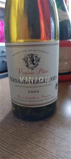 Burgundi Pernand-vergelesses Virginie Pillet 2008