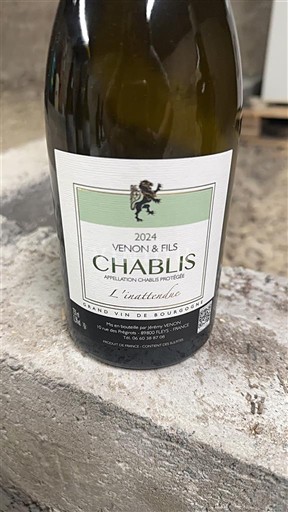 Bourgogne Chablis Venon & Fils L'intatendu 2024