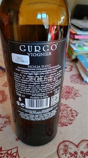 Sicily Not Specified Gurgo Viognier 2022