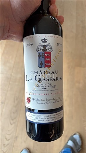 Bordeaux Castillon-côtes-de-bordeaux Château La Gasparde Prestige 2016
