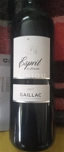 Sudoeste Gaillac Domaine Labastide Esprit de Labastide 2017