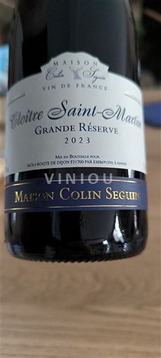Borgonha Não especificado Maison Colin Seguin Cloître Saint-Martin Grande Réserve 2023