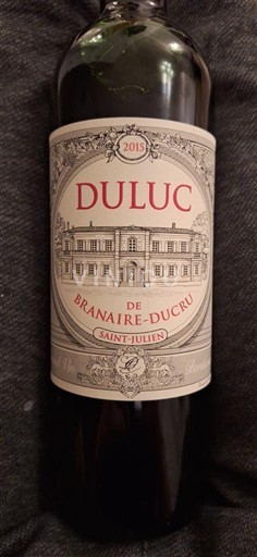 Bordeaux Saint-Julien Branaire-Ducru DULUC 2015