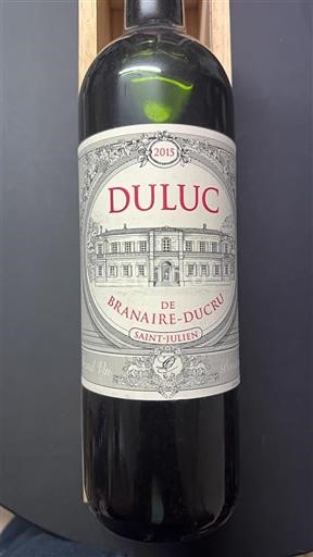 Bordeaux Saint-Julien Branaire-Ducru DULUC 2015