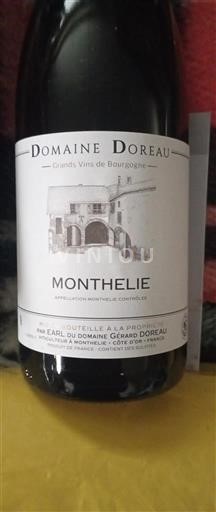 Burgundy Monthélie Domaine Doreau 2023