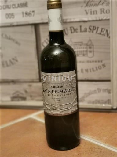 Bordeaux Bordeaux Supérieur Château Sainte-Marie Vieilles Vignes 2018