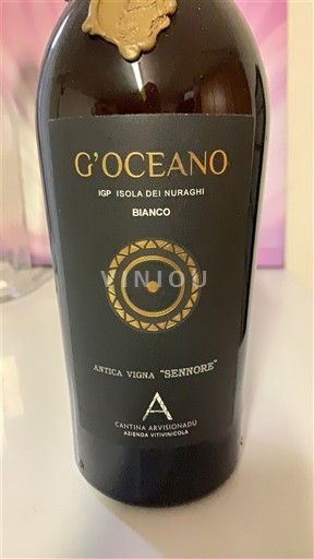 Sardinia Cantina Arvisionadu G'Oceano - Antica vigna “Sennore” 2018