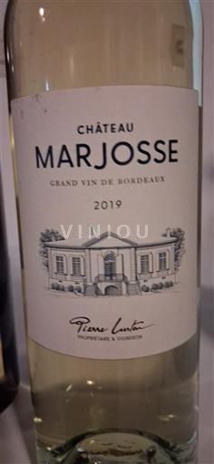Burdeos Bordeaux Château Marjosse 2019