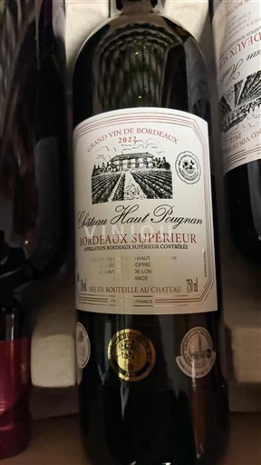 Bordeaux Bordeaux supérieur Château Haut Pougnan 2023