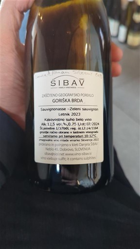 Primorska Goriška Brda Sibav 2023