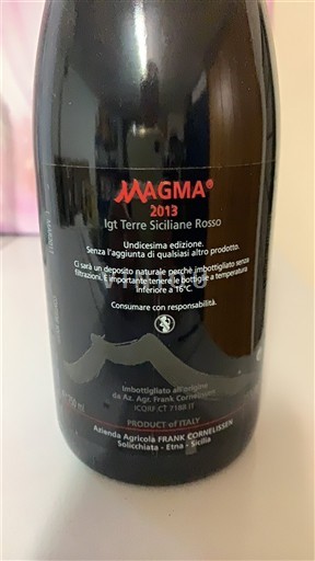 Sicily Azienda Agricola Frank Cornelissen Magma 2013