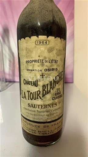 Bordeaux Sauternes Château La Tour Blanche 1964