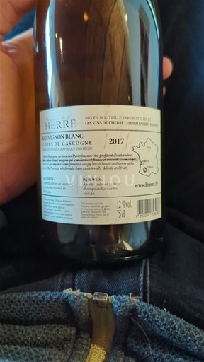 Sud-Ouest Côtes de Gascogne Herré 2017