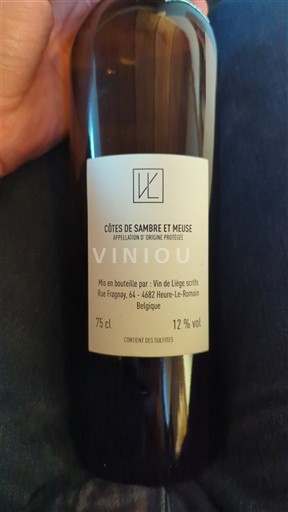 Vallonia Sambre ja Meuse -laakson viinit Vin de Liège Contrepoint 2015