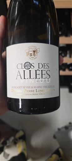 Loire-dalen Muscadet-Sèvre-et-Maine Domaine Pierre Luneau-Papin Clos des Allées 2016