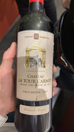 Bordeaux Haut-Médoc Grand Cru Château La Tour Carnet 2005
