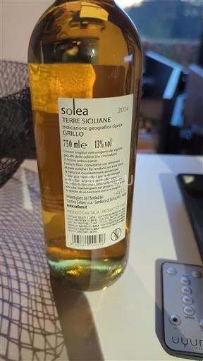 Sicily Not Specified Solea Cantina Cellaro 2014