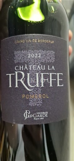 Bordéus Pomerol Château La Truffe 2022