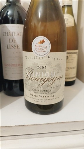 Bourgogne Denis Gabrielle Vieilles Vignes 2007