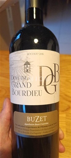South West Buzet Domaine Grand Bourdieu 2016