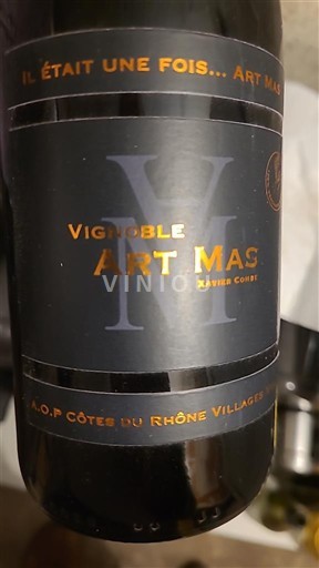 Rhônevallei Côtes-du-rhône-villages Vignoble Art Mas Il était une fois... Art Mas Niet-geïntegreerd