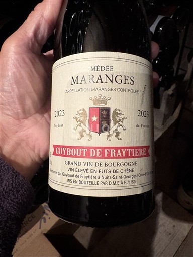 Burgundija Maranges Guybout de Fraytière Médée 2023