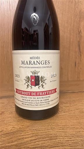 Bourgogne Maranges Guybout de Fraytière Médée 2023