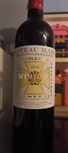 Bordeaux Pomerol Château Mazeyres Grand Enclos de Riffat 2019