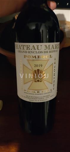 Bordeaux Pomerol Château Mazeyres Grand Enclos de Riffat 2019