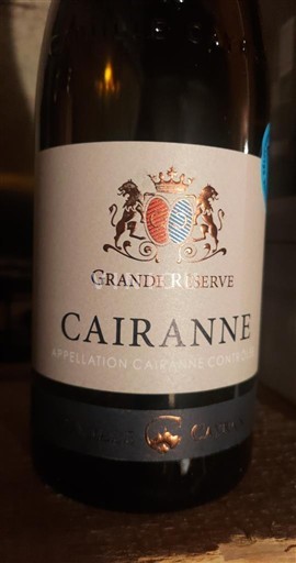 Rhônen laakso Cairanne Cave de Cairanne Grande Réserve Ei vuosikertaa