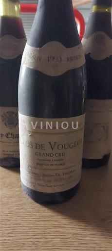 Burgundy Clos-de-Vougeot Grand Cru Henri De Thorey 1993