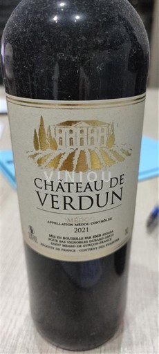 Bordeaux Médoc Château Verdun 2021