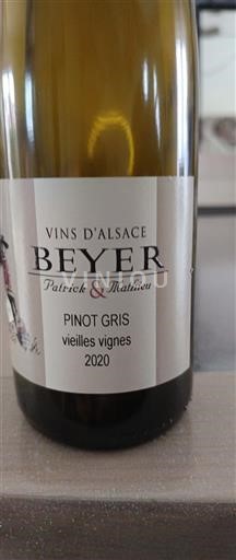 Alsace Beyer vieilles vignes 2020