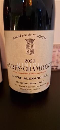 Burgundy Gevrey-Chambertin Domaine Marc Roy Alexandrine 2021