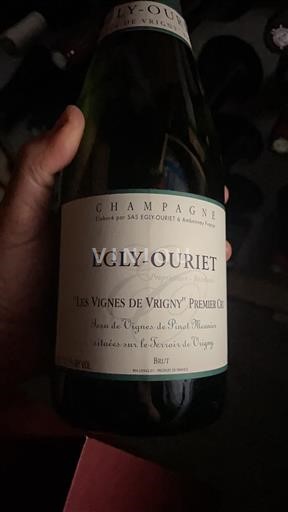 Champagne Premier Cru Egly-Ouriet Les Vignes de Vrigny Premier Cru Niet-geïntegreerd