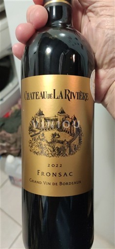 Bordeaux Fronsac Château La Rivière 2022