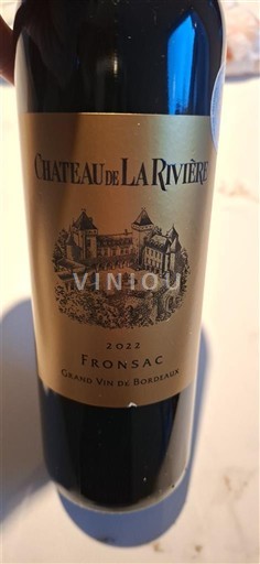 Bordeaux Fronsac Château La Rivière 2022