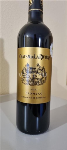 Burdeos Fronsac Château La Rivière 2022