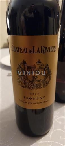 Bordeaux Fronsac Château La Rivière 2022