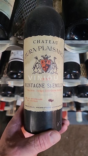 Bordeaux Montagne-saint-émilion Château Jura-Plaisance 1953