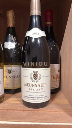 Borgogna Meursault Bouzereau-Gruère et Filles Les Tillets 2022
