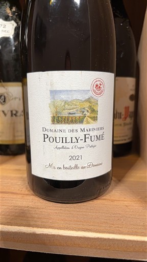 Dolina Loare Pouilly-fumé Domaine S Mariniers 2021
