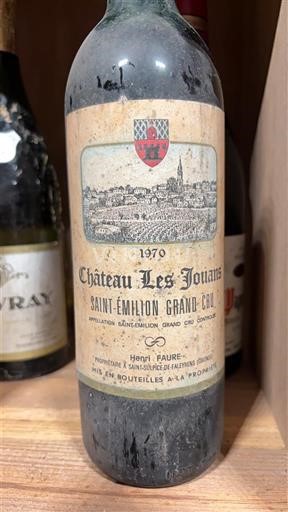 Bordeaux Saint-Émilion Grand Cru Grand Cru Château Les Jouans 1970