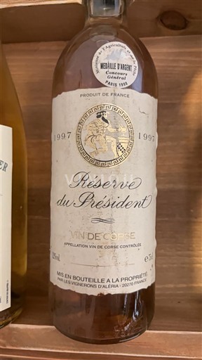 Korsika Ostrov Krásy Les Vignerons d'Aleria Réserve du Président 1997