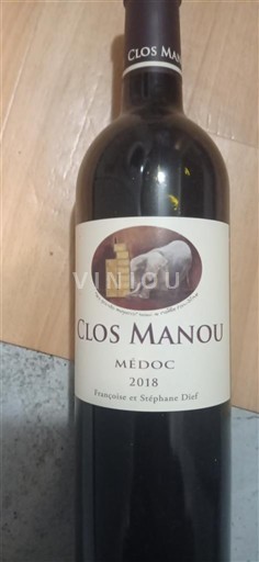 Bordeaux Médoc Clos Manou 2018