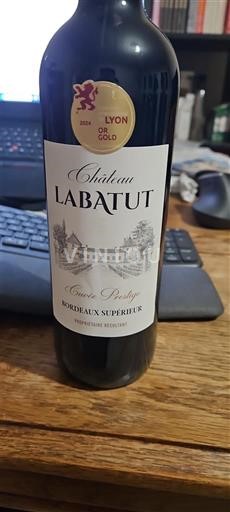 Bordeaux Bordeaux Supérieur Château Labatut Prestige 2020
