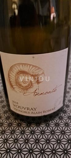 Loiren laakso Vouvray Vignoble Alain Robert Ammonite 2018