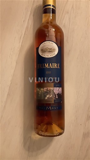 Sud-Ouest Pacherenc-du-vic-bilh Château Bouscassé Frimaire 2010