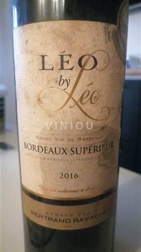 Bordeaux Bordeaux Supérieur Bertrand Ravache Léo by Léo 2016